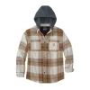 FLAN SHERPA LINED SHIRT JAC CHESTNUT BROWN 105938 211
