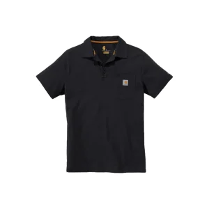 FORCE COTTON POLO BLACK