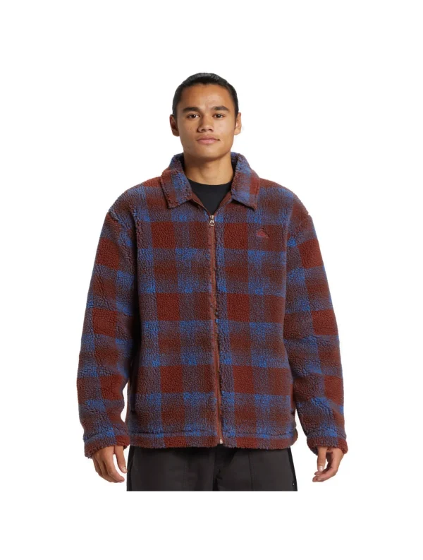 GIACCA DECK FLEECE BLU RUGGINE