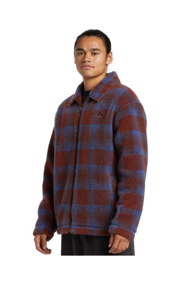 GIACCA DECK FLEECE BLU RUGGINE