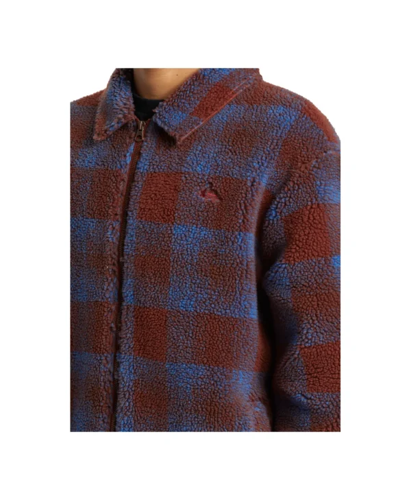 GIACCA DECK FLEECE BLU RUGGINE
