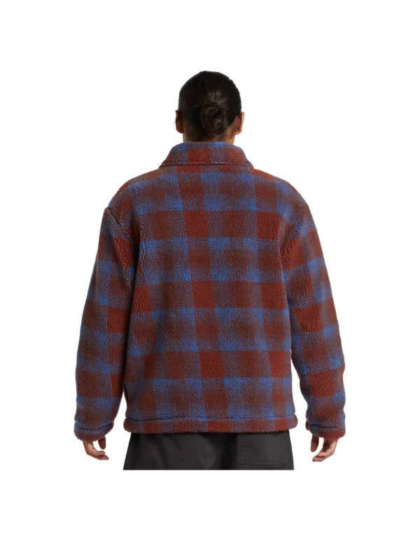 GIACCA DECK FLEECE BLU RUGGINE
