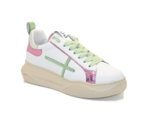 GIO PIU SNEAKER GIADA 63S WHITE PINK SILVER