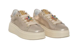 GIO PIU SNEAKER PIA 315B COMBI POLVERE GOLD