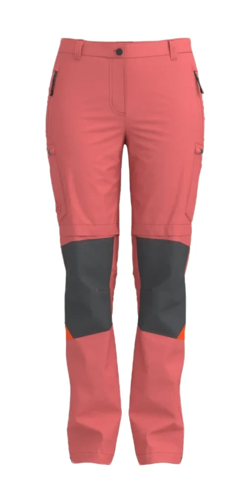 GLORY LADY 2 IN 1 PANTALONE TECNICO MODULABILE MINERAL RED ANTHRAICTE