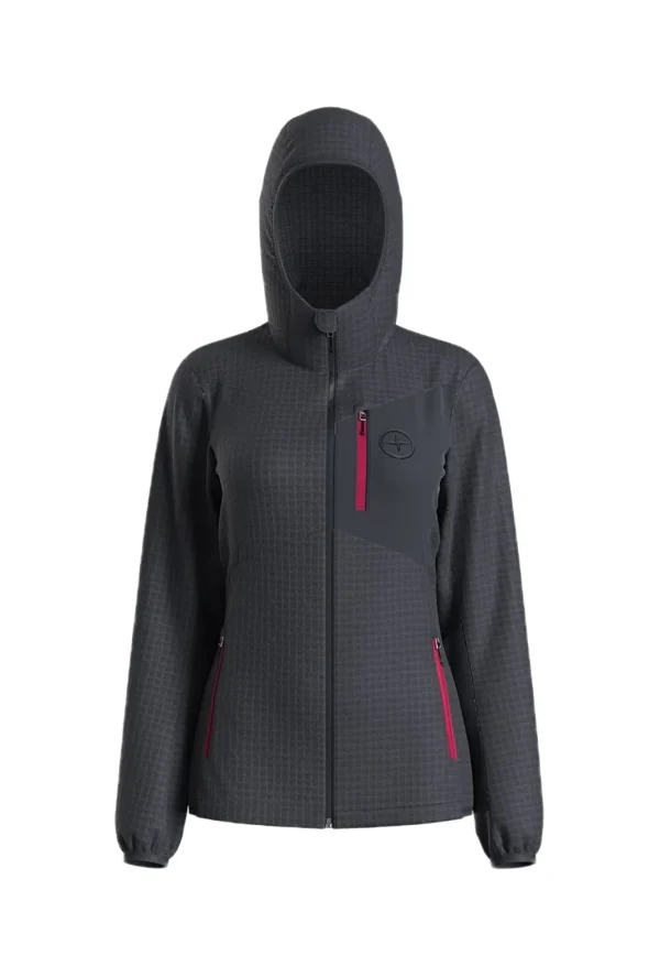 HARRIMAN LADY LIGHT FLEECE JACKET VULCAN