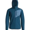 HARRIMAN MAN LIGHT FLEECE JACKET GIBRALTAR SEA