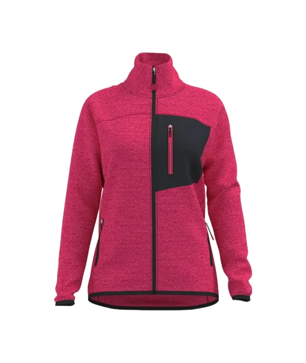 HENRY LADY FULL IP LIGHT FLEECE JACKET RASPBERRY