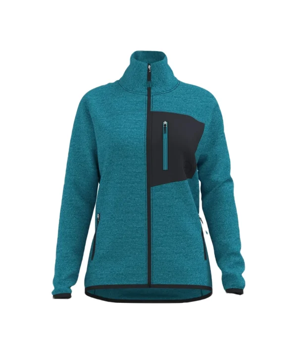 HENRY LADY FULL IP LIGHT FLEECE JACKET ENAMEL BLUE