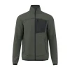 HENRY MAN FULL ZIP LIGHT FLEECE JACKET FOREST NIGHT