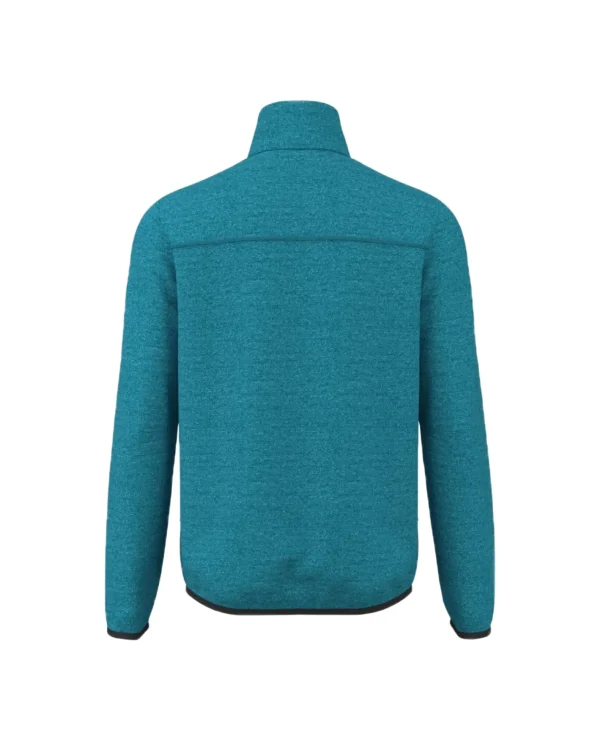 HENRY MAN FULL ZIP LIGHT FLEECE JACKET ENAMEL BLUE