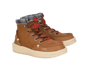 HEY DUDE BRADLEY BOOT YOUTH CLASSIC COGNAC