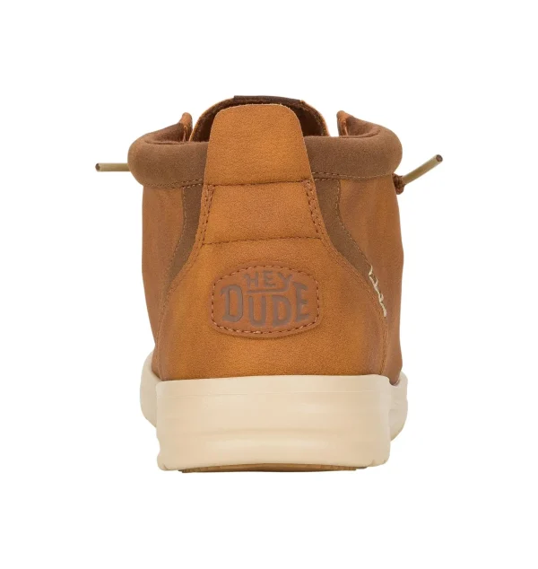 HEY DUDE WALLY MID GRIPR CLASSIC MAN TAN BROWN