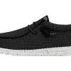 HEY DUDE WALLY SPORT MESH BLACK WHITE