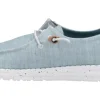 HEY DUDE WENDY HEATHERED SLUB TROPICAL BLUE