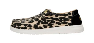 HEY DUDE WENDY LEOPARD BLACK GREY
