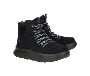 HEY DUDE WENDY PEAK APRES SUEDE COZY WMN BLACK