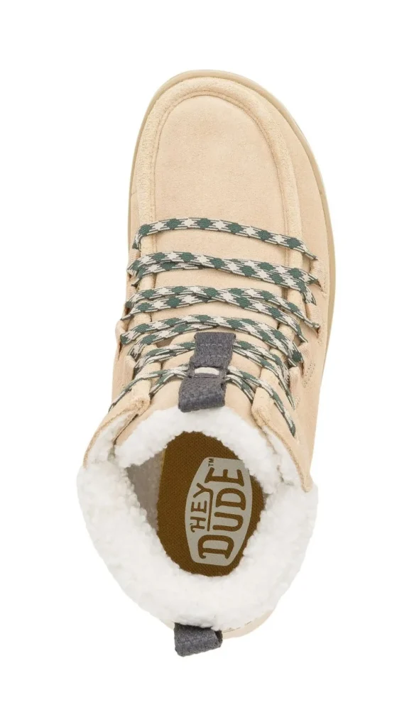 HEY DUDE WENDY PEAK APRES SUEDE COZY WMN SAND BEIGE