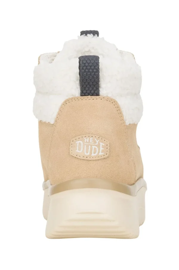 HEY DUDE WENDY PEAK APRES SUEDE COZY WMN SAND BEIGE