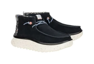 HEY DUDE WENDY PEAK HI SUEDE WMN BLACK