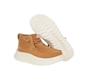 HEY DUDE WENDY PEAK HI SUEDE WMN CHESTNUT