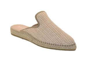 IMA25 ESPADRILLES CIABATTA RAFIA BLANC BEIGE