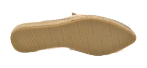 IMA25 ESPADRILLES CIABATTA RAFIA BLANC BEIGE