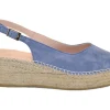 JAVA100 ESPADRILLES SANDALO CON CINTURINO SERRAJE CIELO