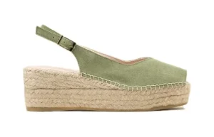 JAVA100 ESPADRILLES SANDALO CON CINTURINO SERRAJE MUSGO