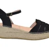JAVA43 ESPADRILLES SANDALO CON CINTURINO SERRAJE NEGRO