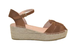 JAVA43 ESPADRILLES SANDALO CON CINTURINO SERRAJE OCRE