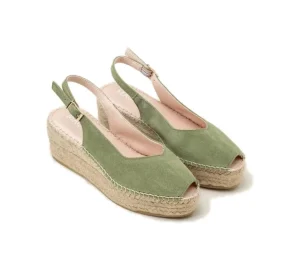 JAVA100 ESPADRILLES SANDALO CON CINTURINO SERRAJE MUSGO