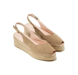 JAVA100 ESPADRILLES SANDALO CON CINTURINO SERRAJE TOPO