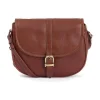 LAIRE MEDIUM LEATHER SADDLE BAG