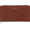 LEATHER MATINEE PURSE BROWN