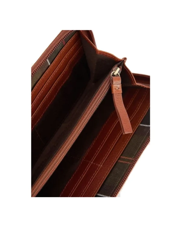 LEATHER MATINEE PURSE BROWN