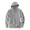 LOOSE FIT MIDWEIGHT LOGO SLEEVE GRAPHIC SWEATSHIRT K288 E20 GREY BLACK
