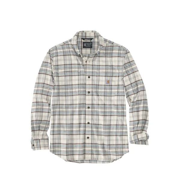 MIDWEIGHT FLAN PLAID SHIRT MALT 105432 W03