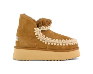 MINI ESKIMO PLATFORM BOOT COGNAC