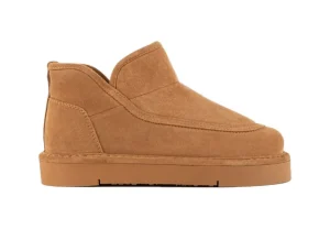 MINI STIVALETTO DONNA P67 IN SUEDE MONTONE BROWN SUGAR