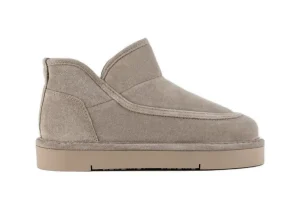 MINI STIVALETTO DONNA P67 IN SUEDE MONTONE NOCE