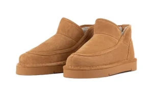 MINI STIVALETTO DONNA P67 IN SUEDE MONTONE BROWN SUGAR