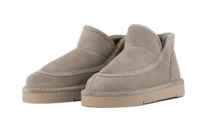 MINI STIVALETTO DONNA P67 IN SUEDE MONTONE NOCE