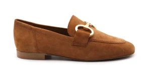 MOCASSINO FONDO COMMANDO MORSETTO CAMOSCIO CETARA WHISKY