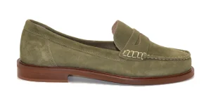 MOCASSINO IN CAMOSCIO CALF ELSA N252 SALVIA