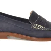 MOCASSINO IN CAMOSCIO CALF ELSA N252 BLU
