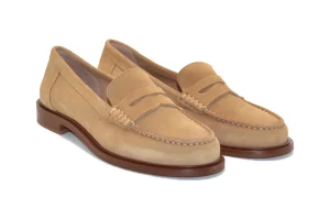 MOCASSINO IN CAMOSCIO CALF ELSA N252 MANDORLA