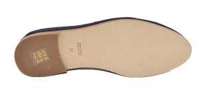 MOCASSINO IN CAMOSCIO NAVY NAPPA VIOLA 4046-4019 D0520006-692
