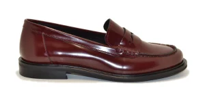 MOCASSINO IN PELLE ABRASIV LUXOR BORDEAUX
