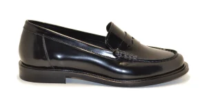 MOCASSINO IN PELLE ABRASIV LUXOR NERO